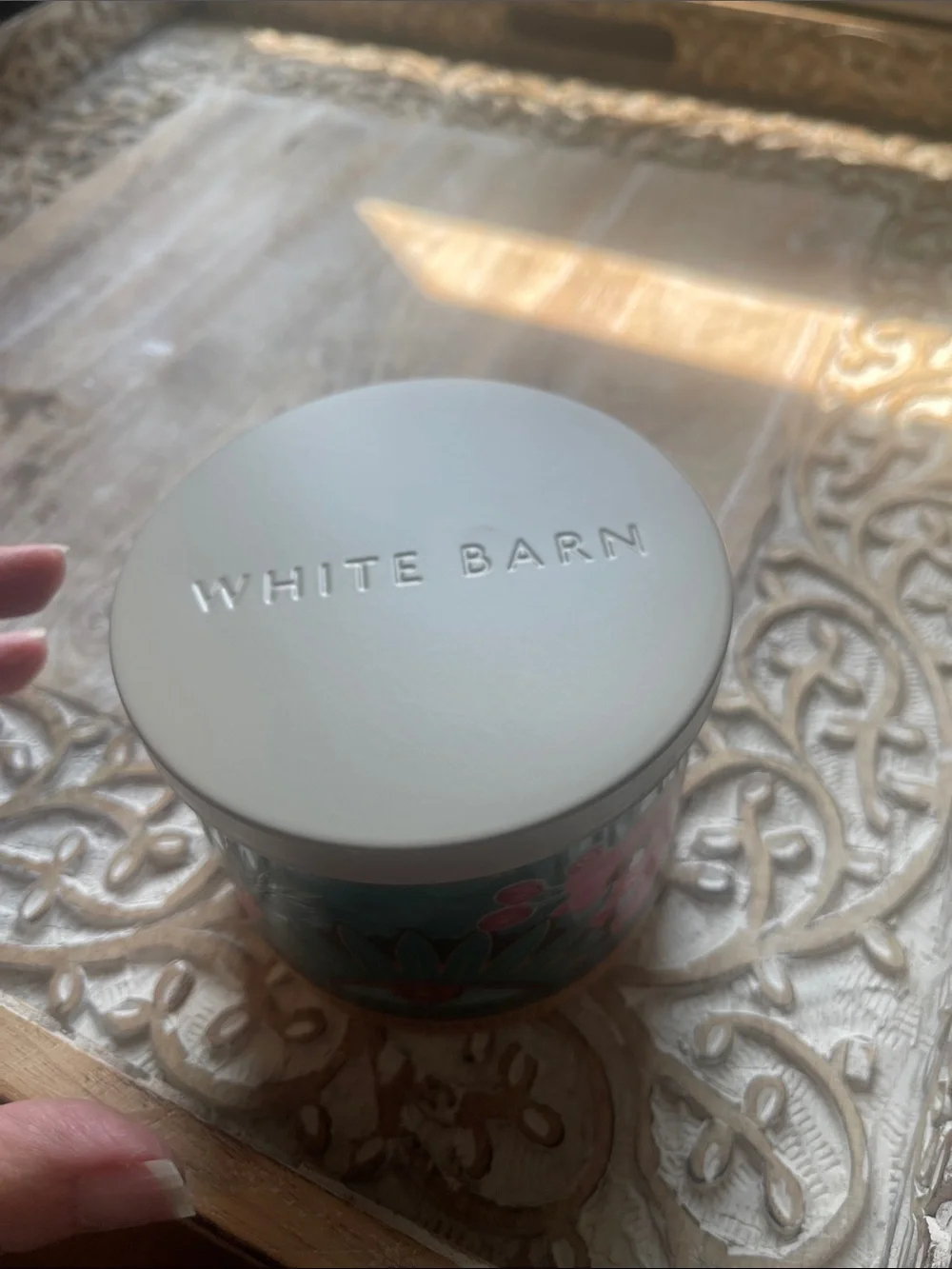Bath & Body Works Warm Ocean Breeze Candle - Aqua, Pink, Gold